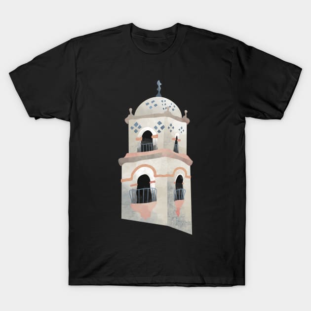 Ojai Post Office Tower T-Shirt by MSBoydston